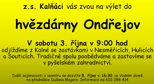 Výlet za poznáním